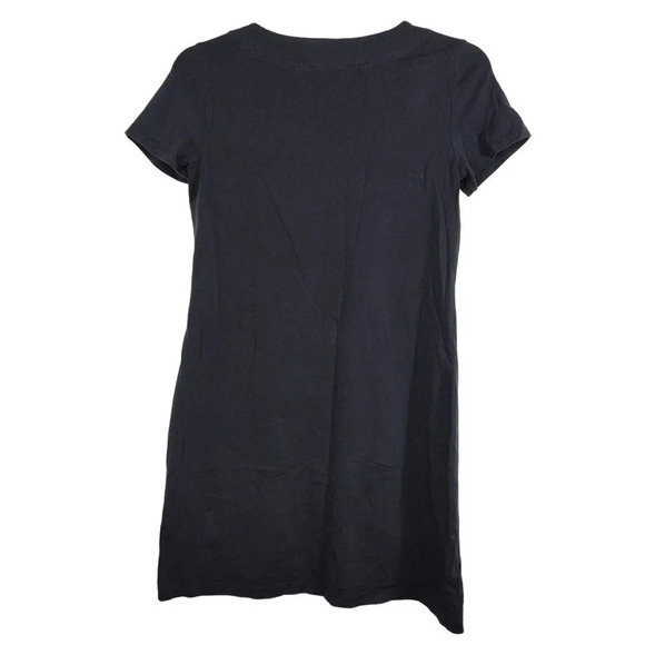 Calvin Klein Blue Aline Tshirt Dress Lace Up Women Size M Short Sleeve Casual - Picture 4 of 6